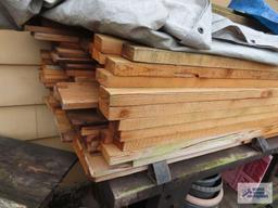 Assorted rough cut Lumber