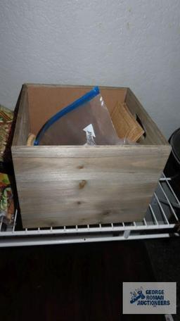 Small wood crate