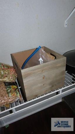 Small wood crate