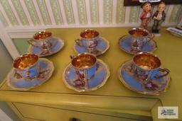 Cup and saucer sets, Bavaria, Germany, 7079