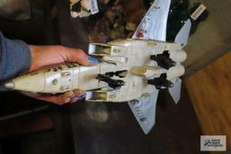 Air Force jet plastic toy