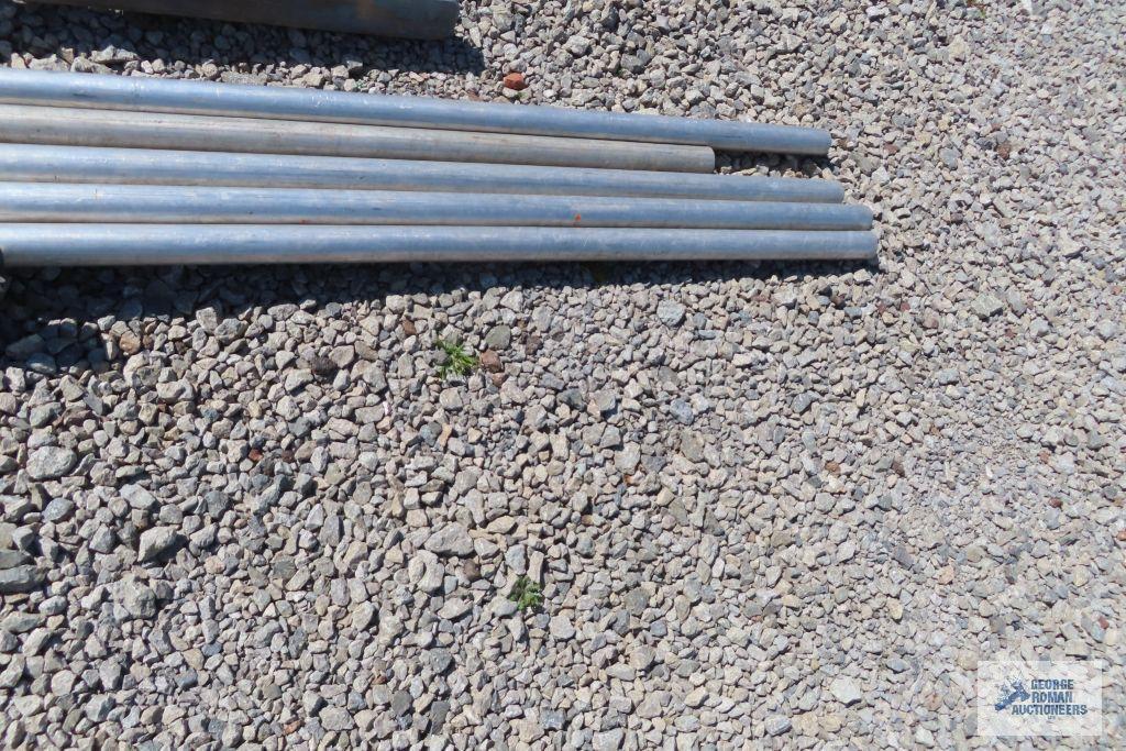 Lot of locking metal poles