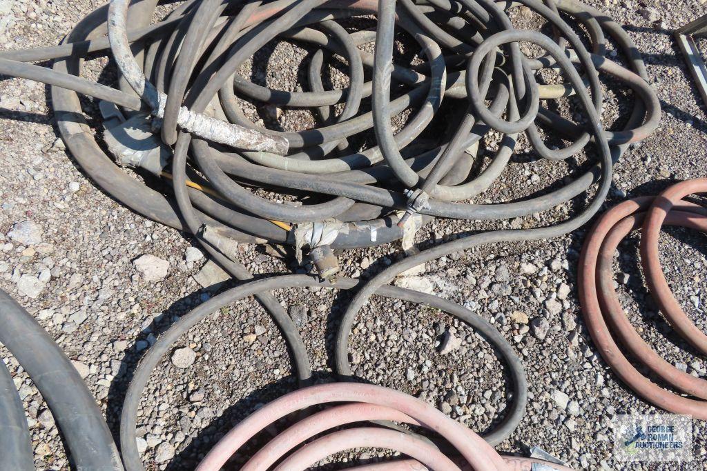 Lot of pneumatic hose and pneumatic hose pieces