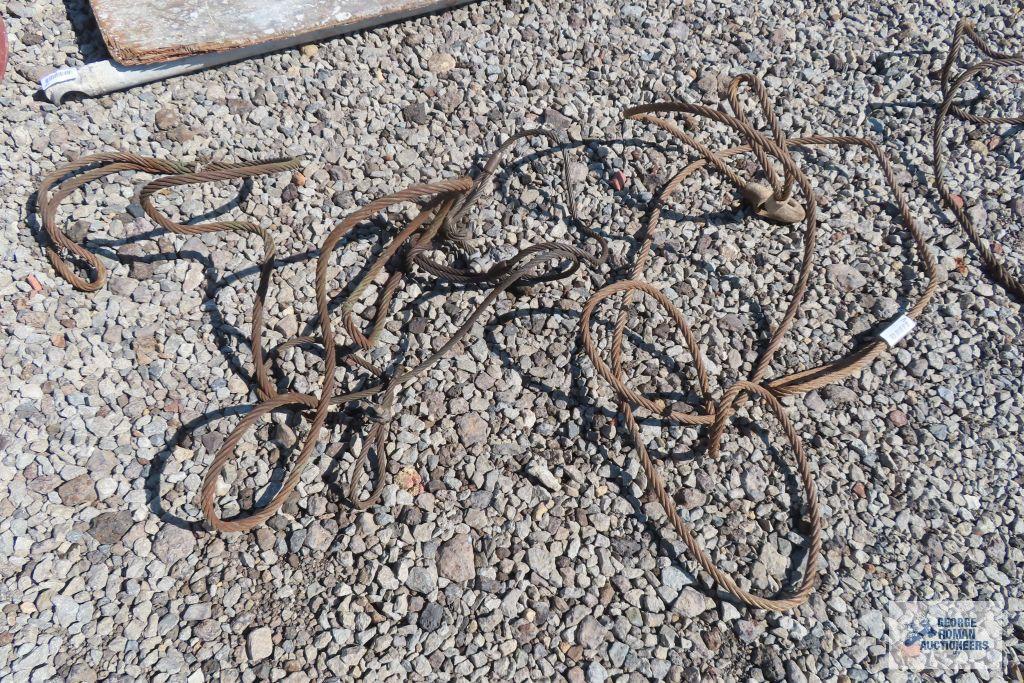 Lot of cable slings