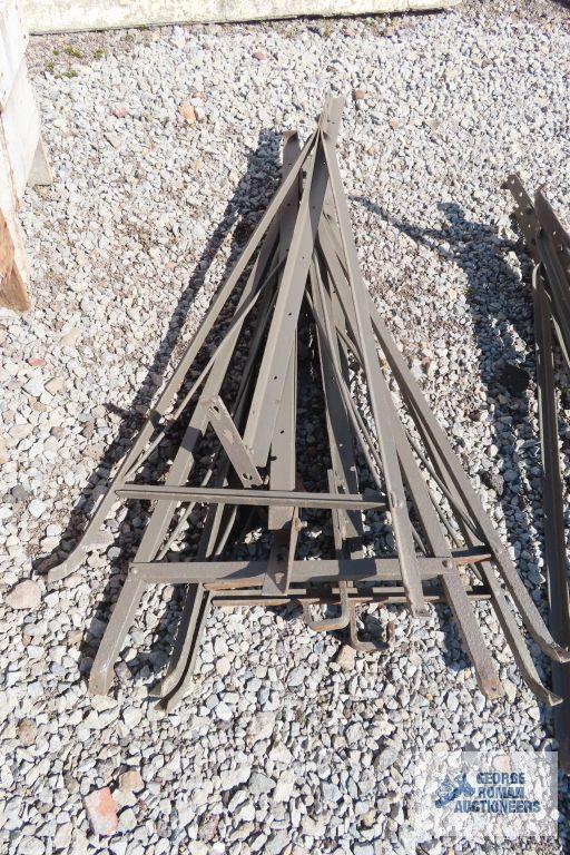 Lot of metal folding stands