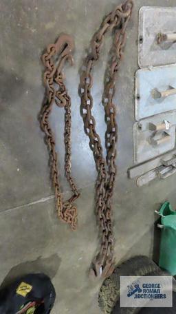 Chain with hooks and smaller chains