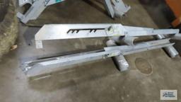 Pair of aluminum ladder jacks