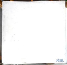 (31) White PTFE virgin teflon sheets, 3/8 inch thick, 48 inches x 48 inches sheets.