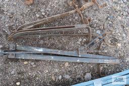 Lot of ladder jacks and etc