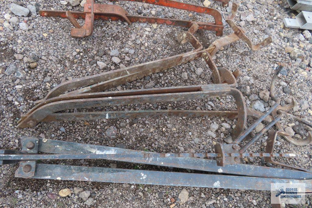 Lot of ladder jacks and etc