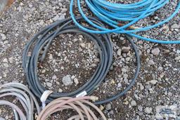 Lot of pneumatic hose and painting hose