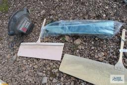 Lot of concrete tools and etc