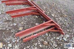 Lot of steel wall brackets