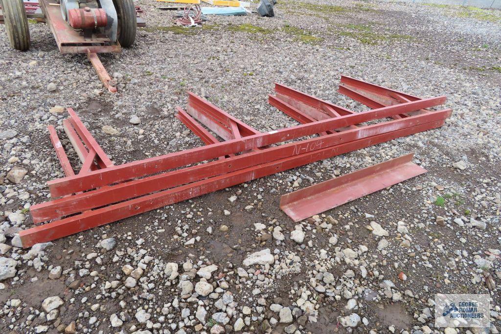 Lot of steel wall brackets