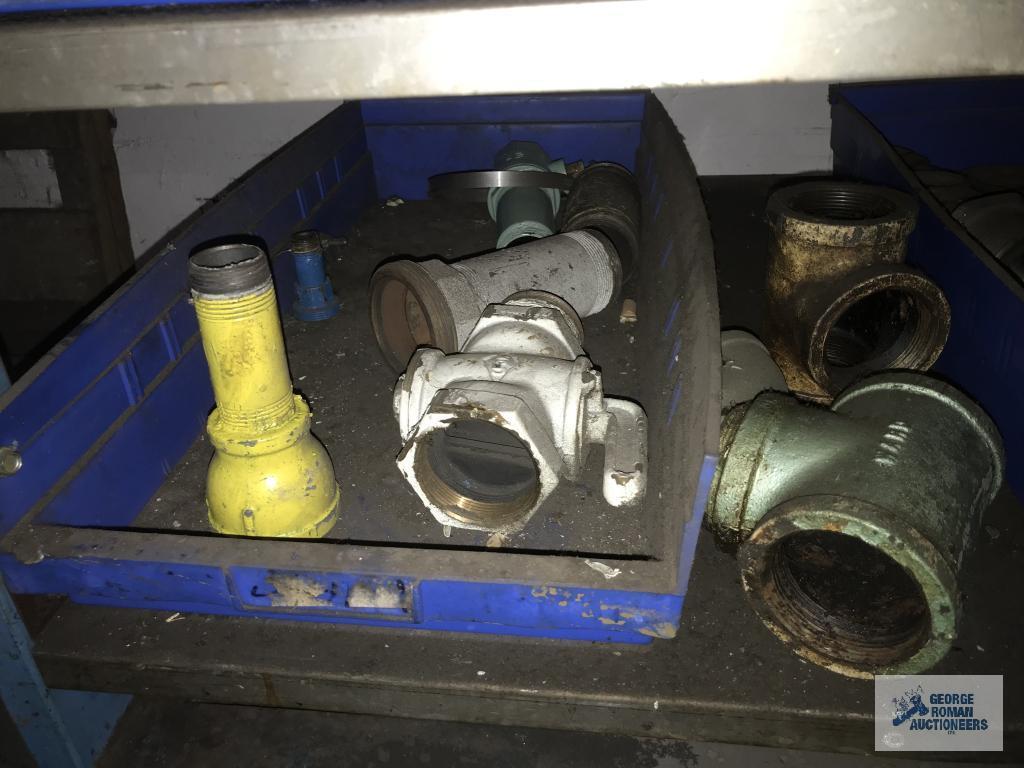 PLUMBING FITTINGS AND CART