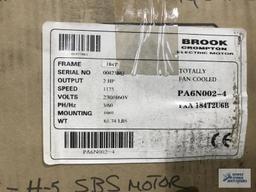 BROOK COMPTON 2.5 HP MOTOR, NEW