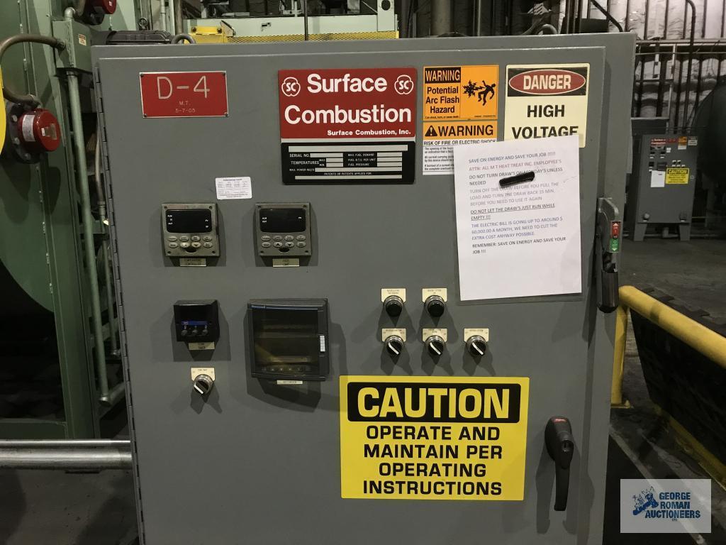 SURFACE COMBUSTION UNI-DRAW FURNACE. SN# BC-44860-1. 2008. ELECTRIC. 30-48-30. MAX TEMP: 1400 DEG.