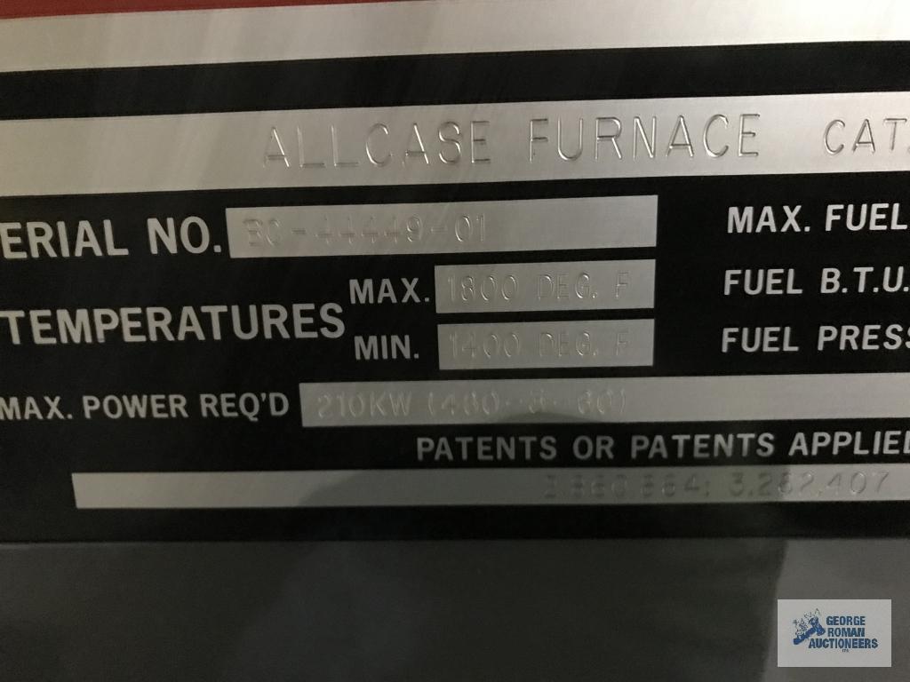 SURFACE COMBUSTION ALLCASE FURNACE. SN# BC-44449-01.