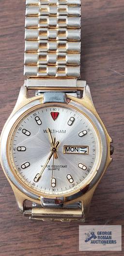 Waltham two tone watch