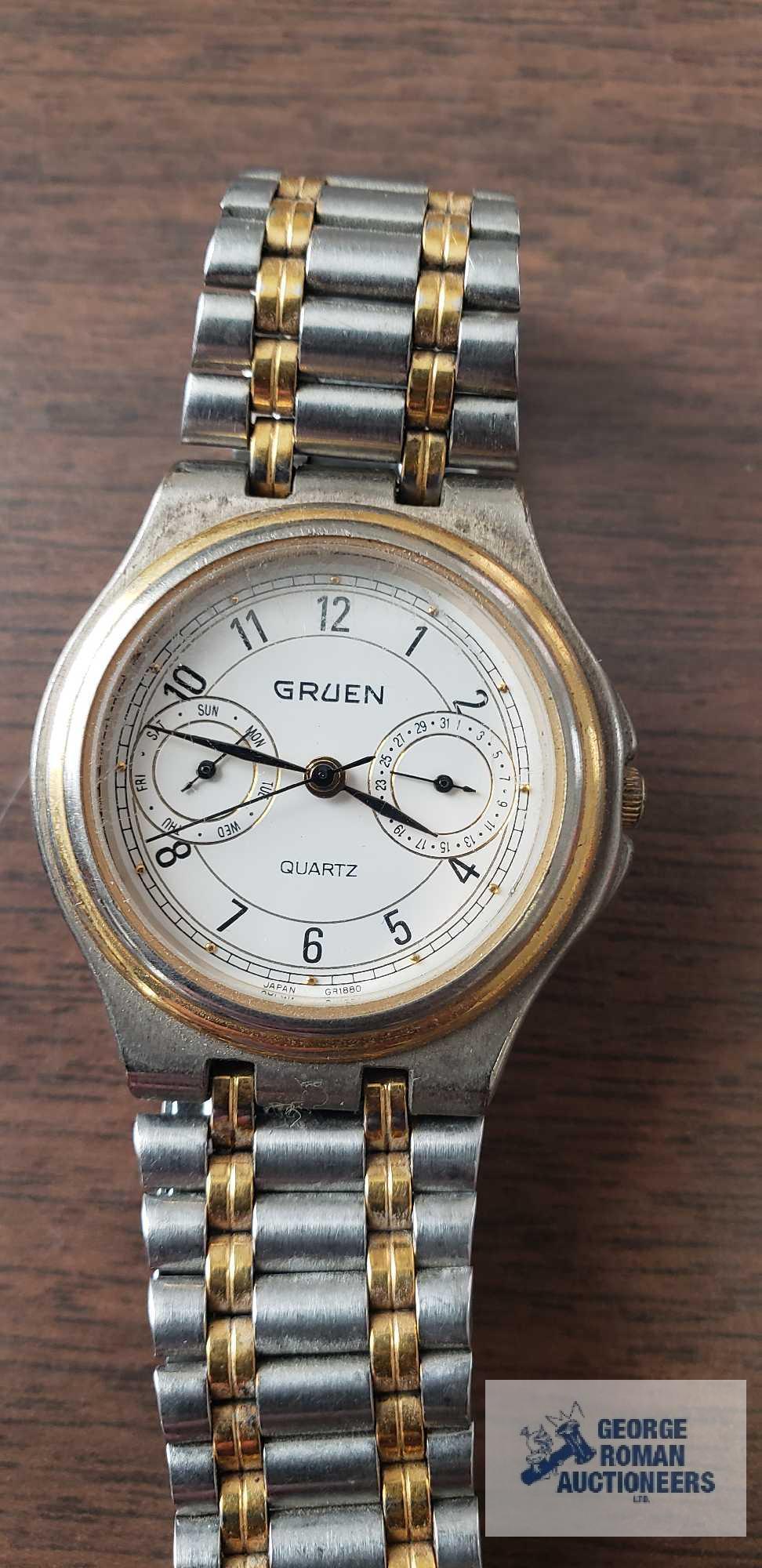 Gruen two tone watch and Embassy by Gruen watch