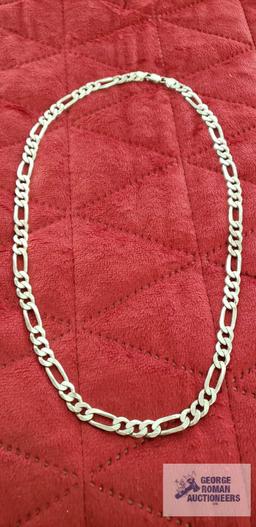 Large silver colored link bracelet, marked 925 Italy, approximate total weight is 52.53 G