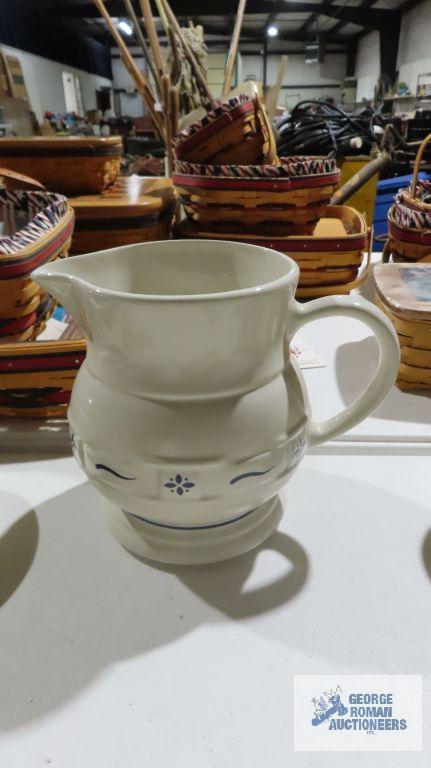 Longaberger...Pottery (2) pitchers