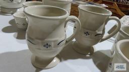 Longaberger...Pottery mugs