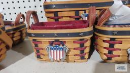 Longaberger...(3) 2003 Collectors Club baskets