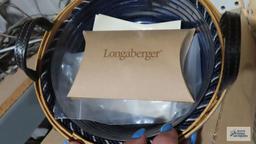 Longaberger 2004 ware basket and...2005 inaugural basket