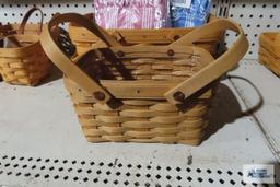 Longaberber medium chore basket and little market basket