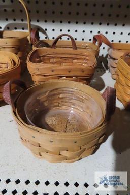 Longaberger (3) small baskets