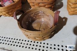 Longaberger (3) small baskets