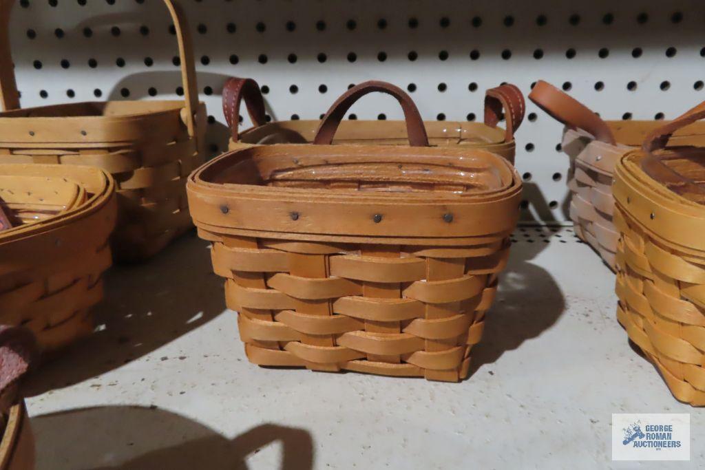 Longaberger (3) small baskets