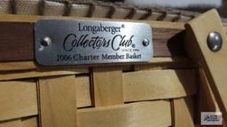 Longaberger 2006 charter member basket