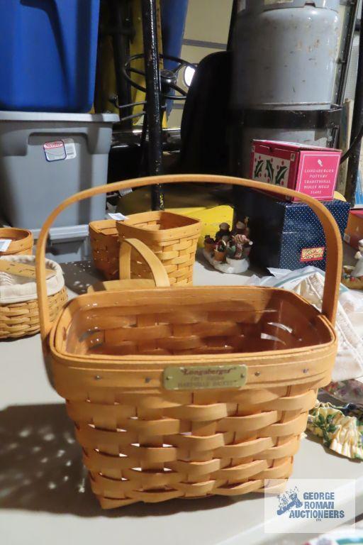 Longaberger kiddie purse and 1995 Hartville basket