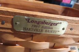 Longaberger kiddie purse and 1995 Hartville basket