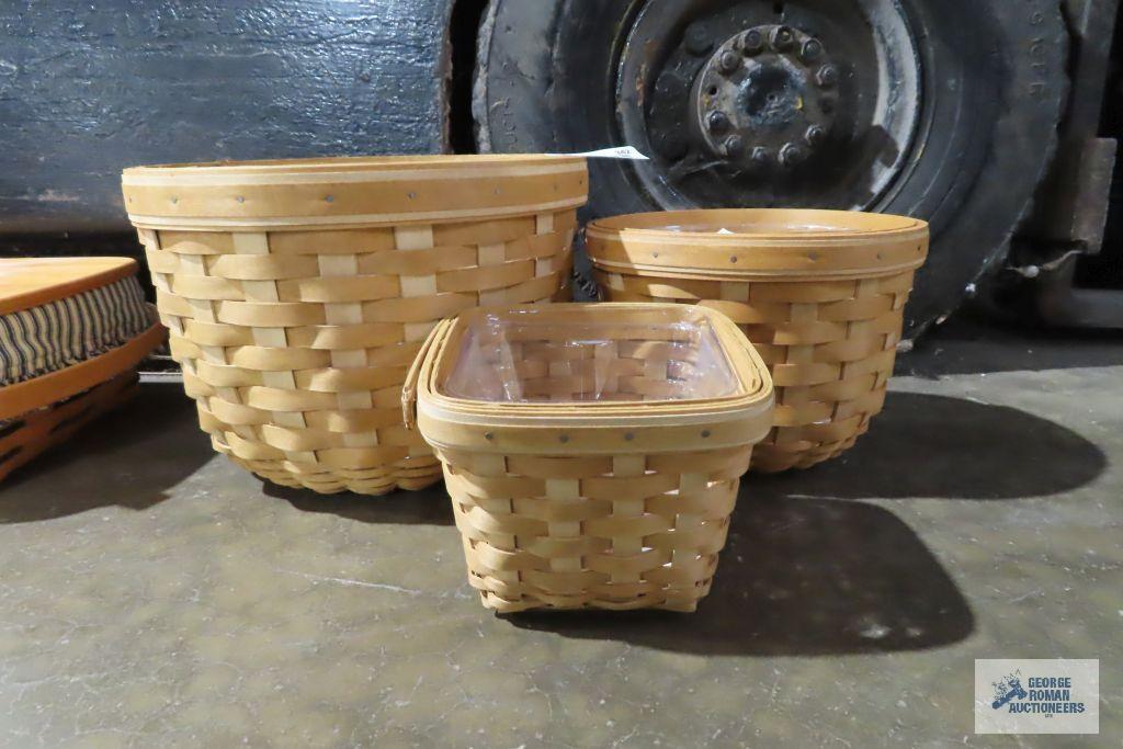 Longaberger...(2) 2004 planter baskets