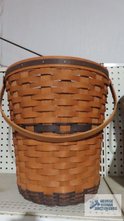 Longaberger banker's wastebasket