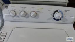 GE washer, model number not legible