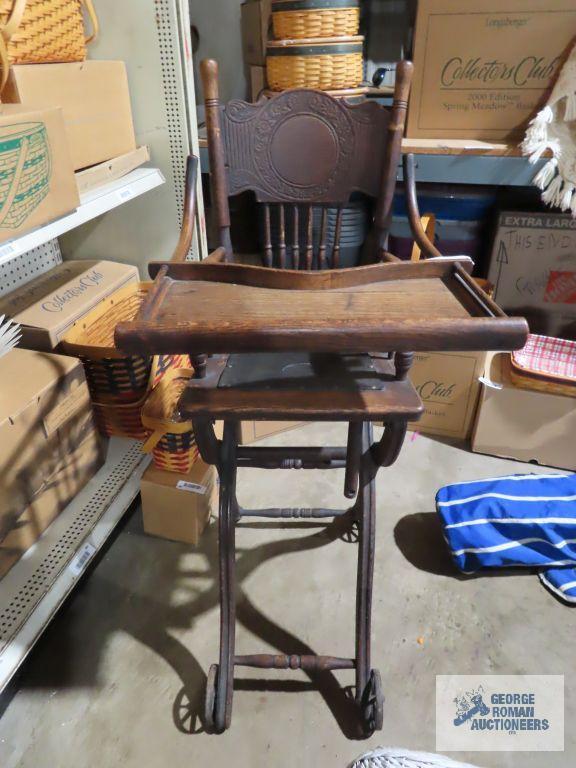 Antique high chair