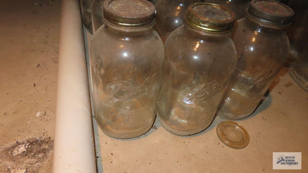 lot of mason jars