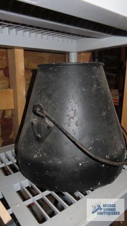 metal bucket with handle