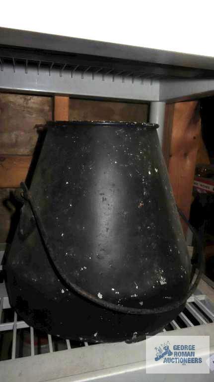 metal bucket with handle