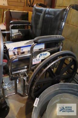 Drive oversize wheelchair and other self-help items in basement