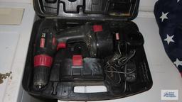 Coleman 19.2 volt drill with two batteries, charger and case