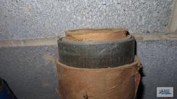 Heavy roll of thin lead, four foot wide. very, very heavy in basement. bring help for removal