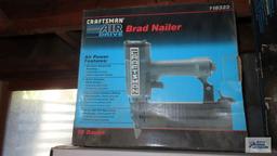 Craftsman pneumatic brad nailer with box