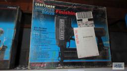 Craftsman pneumatic finishing nailer with box