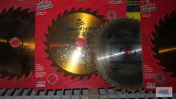 New and used saw blades