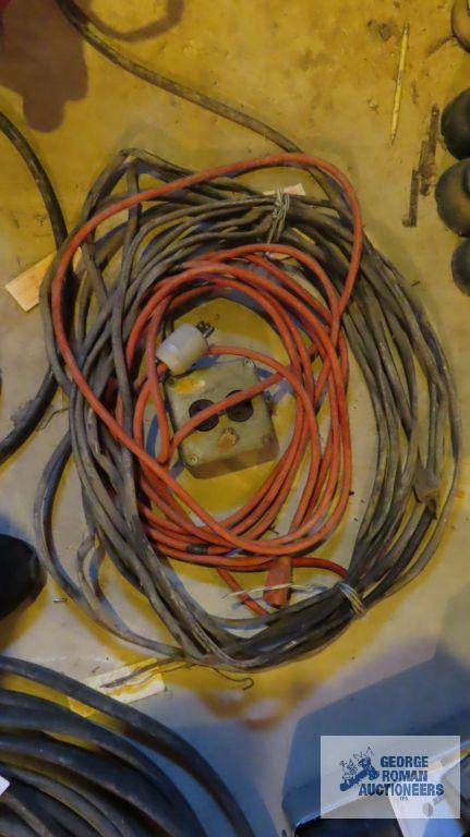 heavy duty extension cord and copper wire